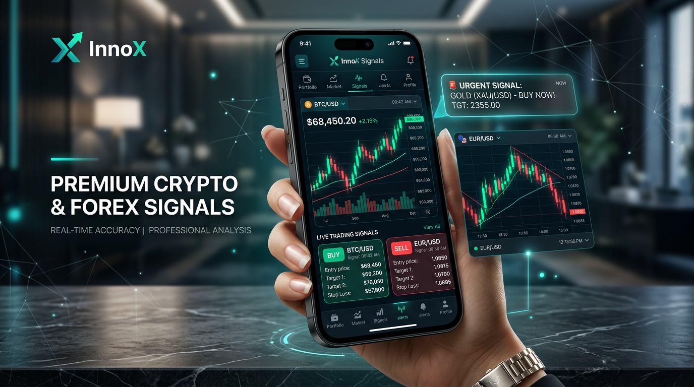 InnoX Signals - Real-Time Crypto & Forex Mobile App